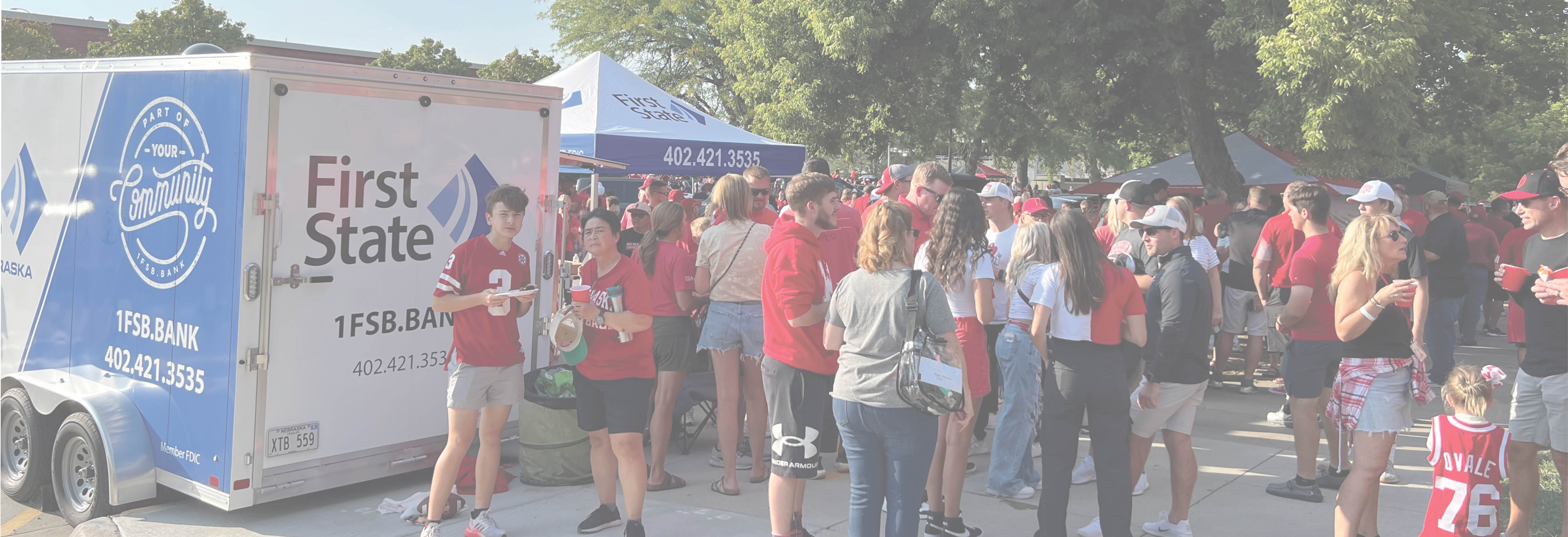 Crowd at First State tailgate