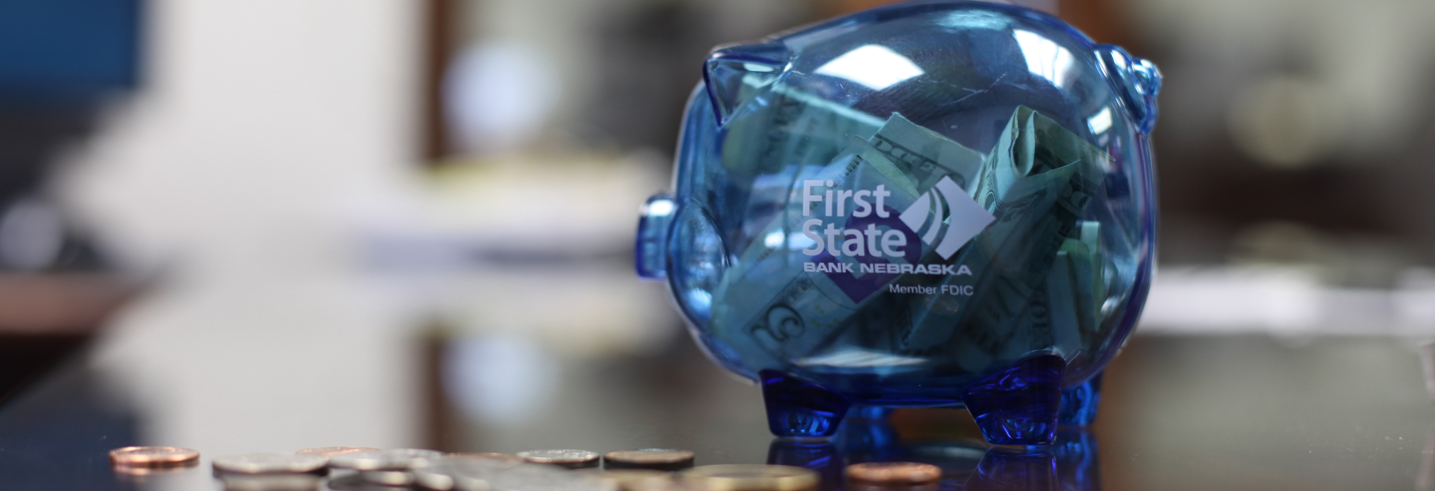 First State Bank Nebraska piggy bank